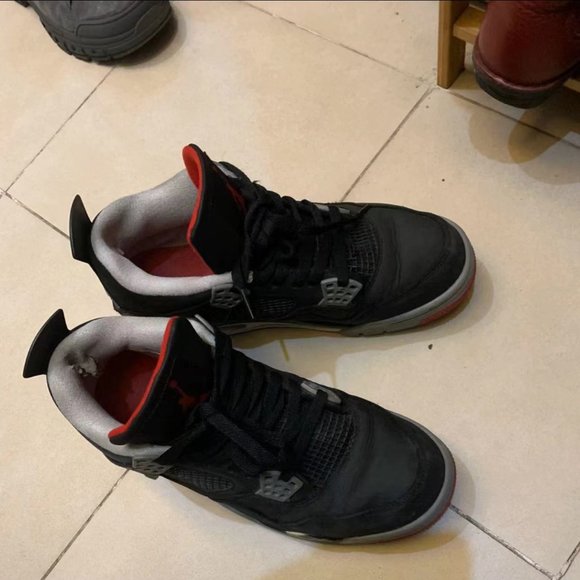 Jordan type aj4 red and black mating men\'s shoes main image 4
